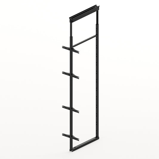 Olona 200, all inclusive pull-out unit, height 1900 - 2250 mm, width 300 to 400 mm, anthracite