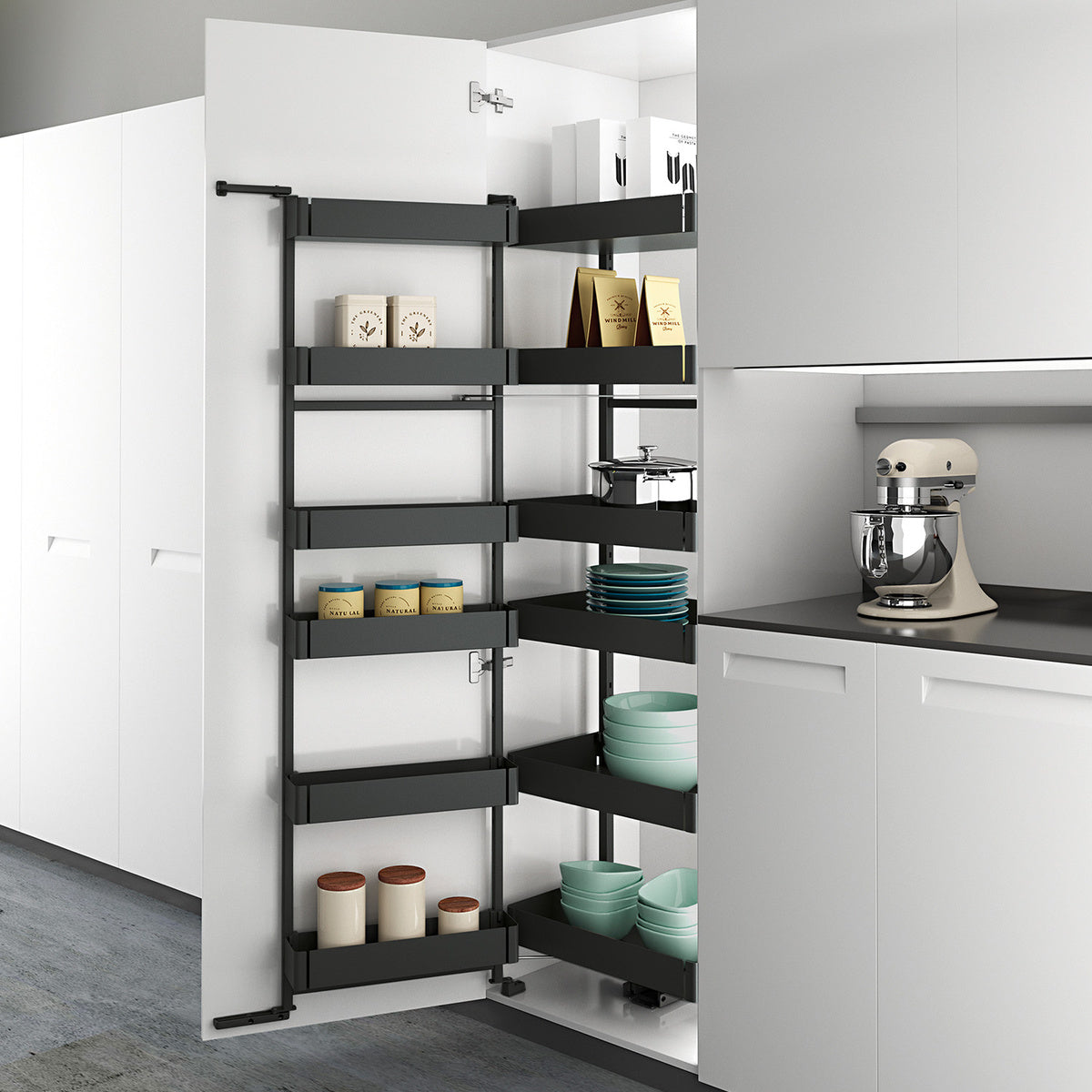 Frame set Iseo, cabinet body width 600, anthracite