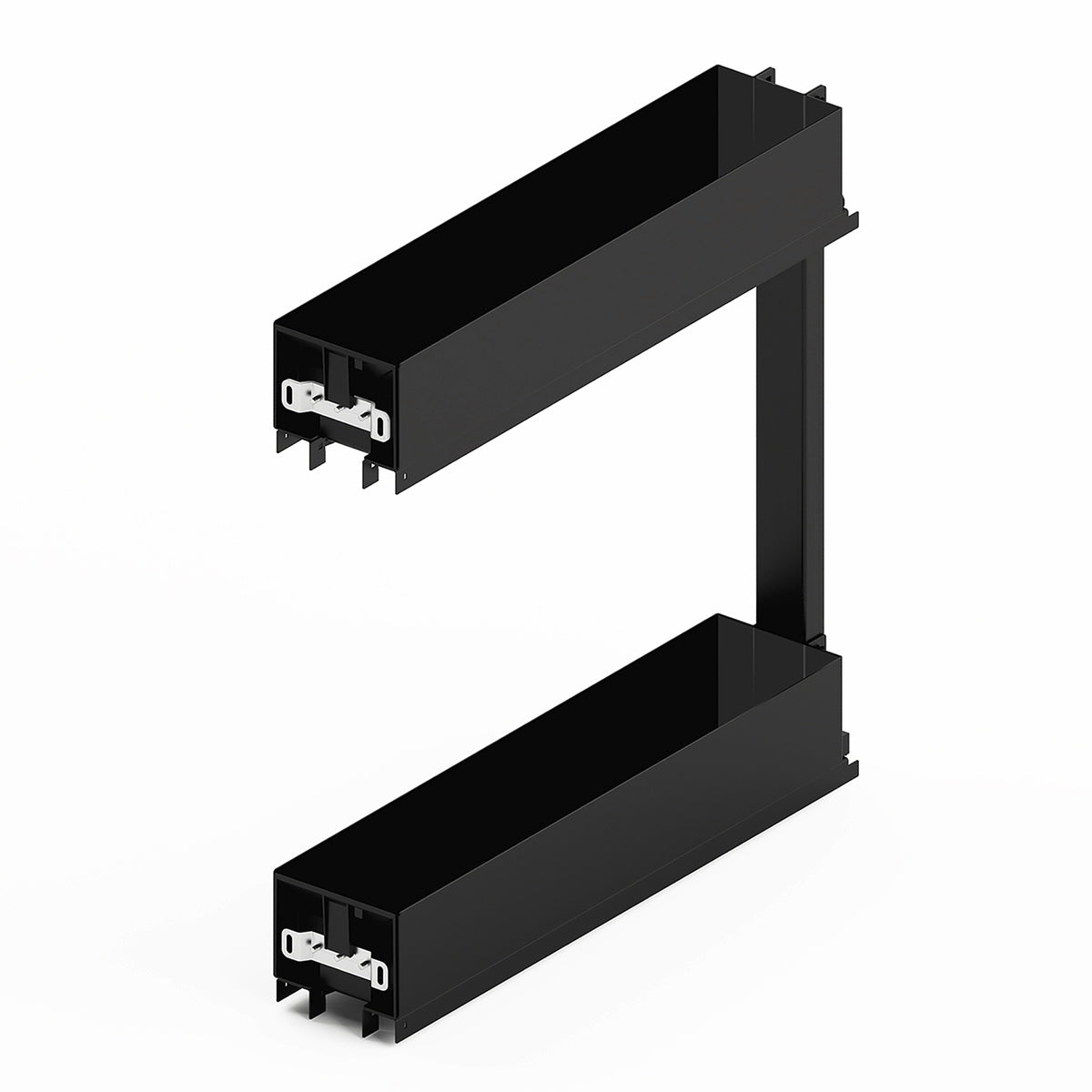 Lario 200 pull-out unit, cabinet body width 200, 2-tier, anthracite