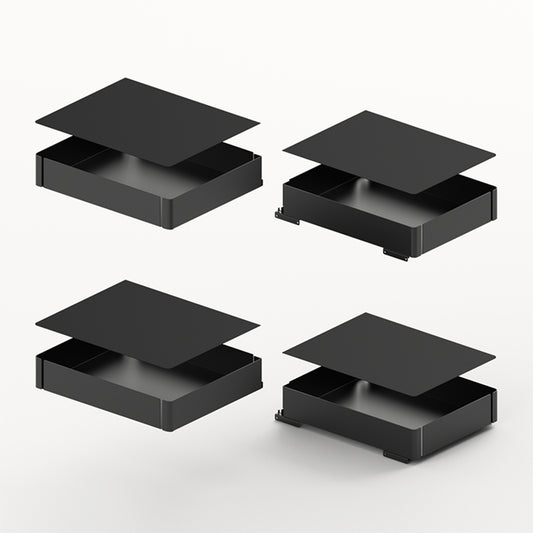 Orta 400, corner unit pull-out system, all inclusive set, front width 450 mm, left / right, anthracite colour