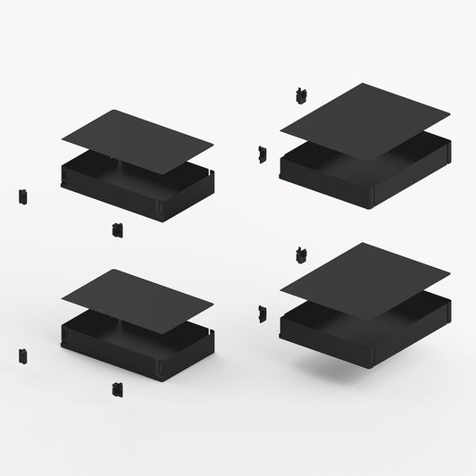 Goro 400, corner unit pull-out system, all inclusive set, front width 450 mm, Design left or Right, anthracite Colour