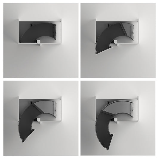 All-inclusive set Senio 300, front width 450, Design Left or right, anthracite colour