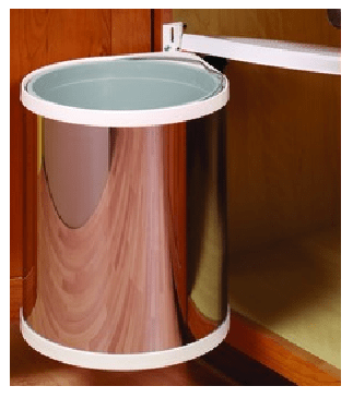 Hailo Kitchen Bin 15 litre Round Swing Out Bin