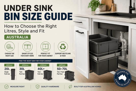 Under Sink Bin Size Guide: How to Choose the Right Litres, Style and Fit (Australia)