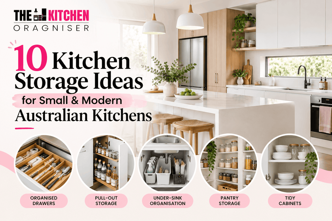 10 Kitchen Storage Ideas for Small & Modern Australian Kitchens