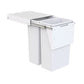 Hideaway Compact 2 x 35ltr Top Mount Door Mount Double Pull Out Kitchen Cupboard Bin (HA70C)