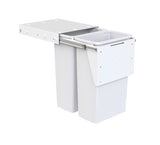 Hideaway Compact 2 x 35ltr Top Mount Door Mount Double Pull Out Kitchen Cupboard Bin (HA70C)