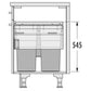 Waste Bin, Double Pull Out Kitchen Cupboard Bin Hailo Euro Cargo ST60