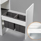 Blum TANDEMBOX antaro Standard Drawer M Height 83MM 65kg 500mm Silk White with BLUMOTION + Grey 20LT (2x8LT bins) WBPB3020Z. To suit 300mm cabinet