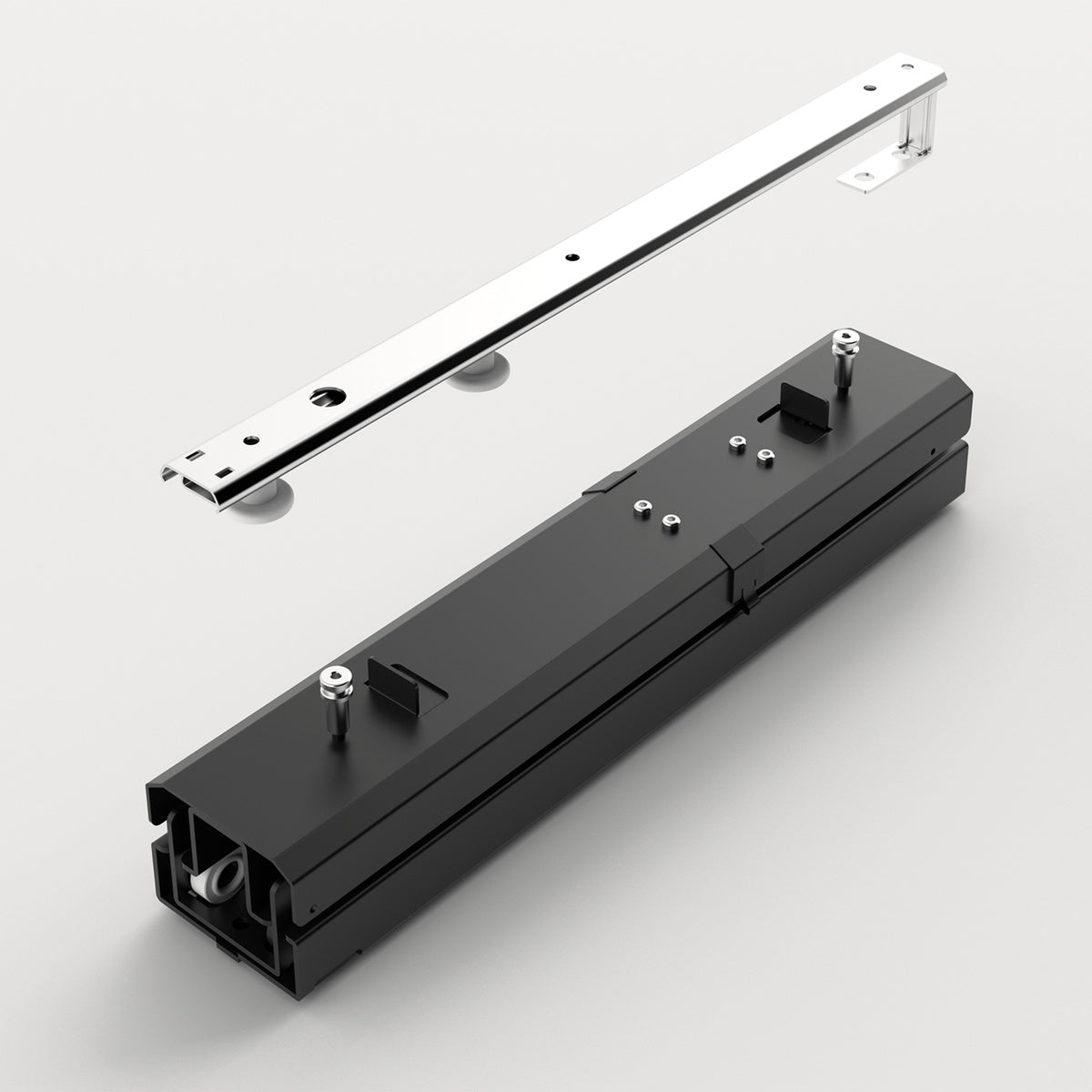 Olona 400, all inclusive pull-out unit, height 1900 - 2250 mm, width 300 to 400 mm, anthracite