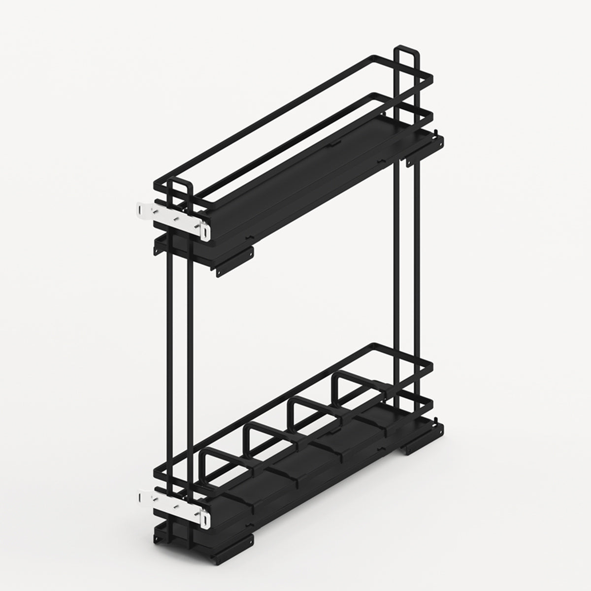 Lario 400 pull-out unit, cabinet body width 200, 2-tier, anthracite