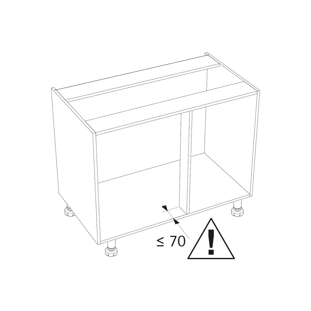 Orta 200, corner unit pull-out system, all inclusive set, front width 450 mm, left / right, anthracite colour