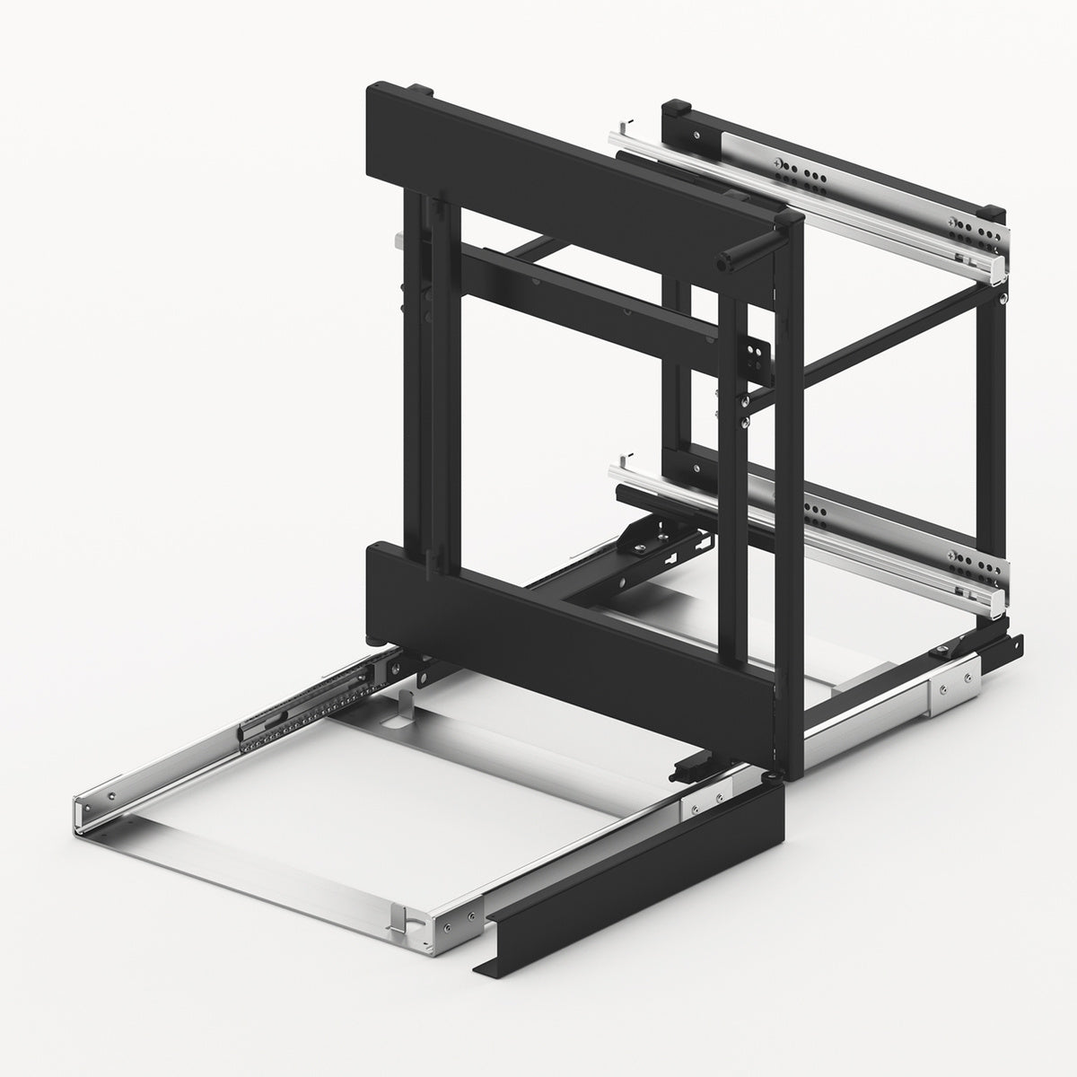 Orta 200, corner unit pull-out system, all inclusive set, front width 450 mm, left / right, anthracite colour