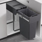 Kia Ora 30L OPTIO bins (1x30L) Kitchen Bin in Dark Grey K30SINGLE