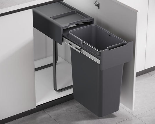 Kia Ora 30L OPTIO bins (1x30L) Kitchen Bin in Dark Grey K30SINGLE