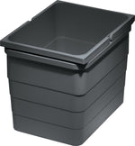 NINKA ninka eins2vier One2Five Waste Bin Systems, dark grey Hailo Hafele bins Replacement Bin Bucket