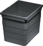 NINKA ninka eins2vier One2Five Waste Bin Systems, dark grey Hailo Hafele bins Replacement Bin Bucket