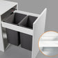 Blum TANDEMBOX antaro Standard Drawer M Height 83MM 65kg 500mm Silk White with BLUMOTION + Grey 64LT (2x32LT bins) WBPB4564Z. To suit 450mm cabinet