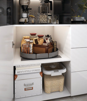 Revolving overhead storage unit, Häfele Utensio Plus H2