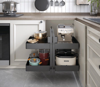 Corner cabinet pull-out unit, Häfele Utensio Plus H2