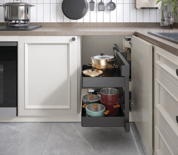 Corner cabinet pull-out unit, Häfele Utensio Plus H2