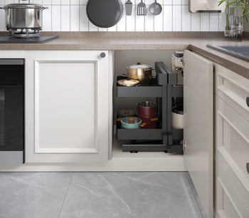 Corner cabinet pull-out unit, Häfele Utensio Plus H2