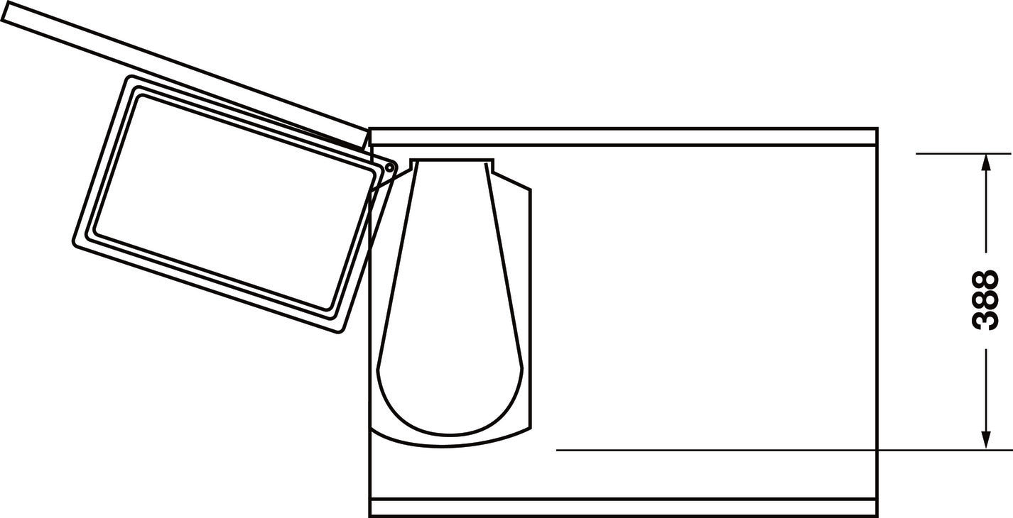 Hailo 18 litre Swing Out Kitchen Bin
