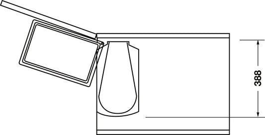 Hailo 18 litre Swing Out Kitchen Bin