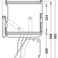 Overhead drop-down unit For cabinet width 900mm, Häfele Utensio Plus H2