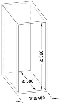 Muli-purpose base pull-out unit, Häfele Utensio Plus H2