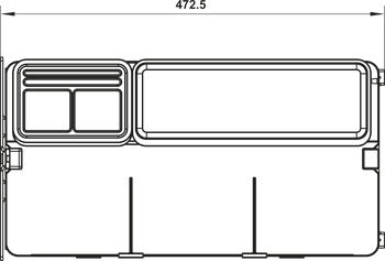 Muli-purpose base pull-out unit, Häfele Utensio Plus H2