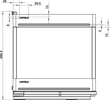 Maxi base pull-out unit, For cabinet width 300mm, Häfele Utensio Plus H2