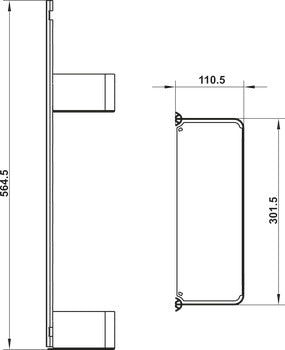 Door rack, Häfele Utensio Plus H2