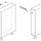 Base pull-out unit, For cabinet width 150 mm, Häfele Utensio Plus H2