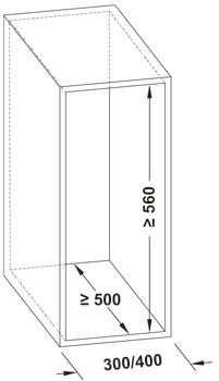 Maxi base pull-out unit, For cabinet width 300mm, Häfele Utensio Plus H2