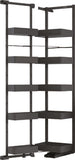 Pantry unit, Häfele Utensio Plus H2, cabinet width: 450 mm, with separate door shelf and height-adjustable shelves