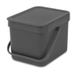 Sort & Go bin 3l – Grey