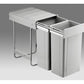 Wesco 64 litre Double Pull Out Kitchen Cupboard Bin